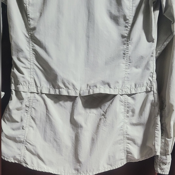 Exofficio Light Sage Green Button Down Shirt Womens Size XS - Picture 4 of 8